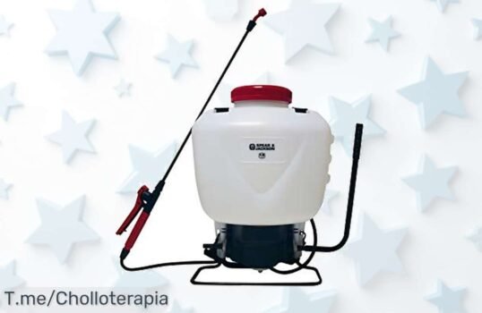 Consigue el pulverizador Spear & Jackson 15 litros con boquilla ajustable y cierre seguro en un precio loco nunca visto aprovecha este super chollo limitado ¡corre ya!