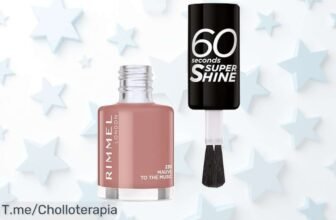 Consigue el rimmel London 60 seconds tono 230 con secado rapidísimo y brillo intenso a un precio loco nunca visto Aprovecha este ofertón limitado ya