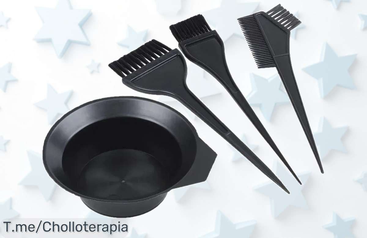 Consigue el set pro para teñir tu cabello en casa sin complicaciones con precio loco y descuento brutal que nunca volverás a ver ¡aprovecha este super chollo ya!