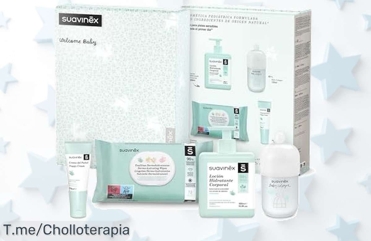 Consigue la canastilla bebé Suavinex con crema pañal y loción en un precio loco nunca visto disfruta este ofertón de cuidado total solo por tiempo limitado actúa ya