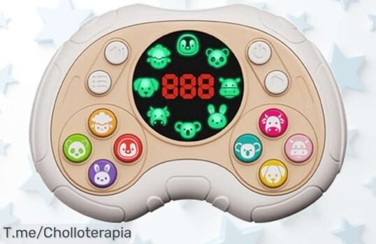 Consigue la consola de juego perfecta para niños con niveles mega divertidos que mejoran reflejos en un ofertón con precio loco y descuento brutal ¡últimas unidades vuelan!