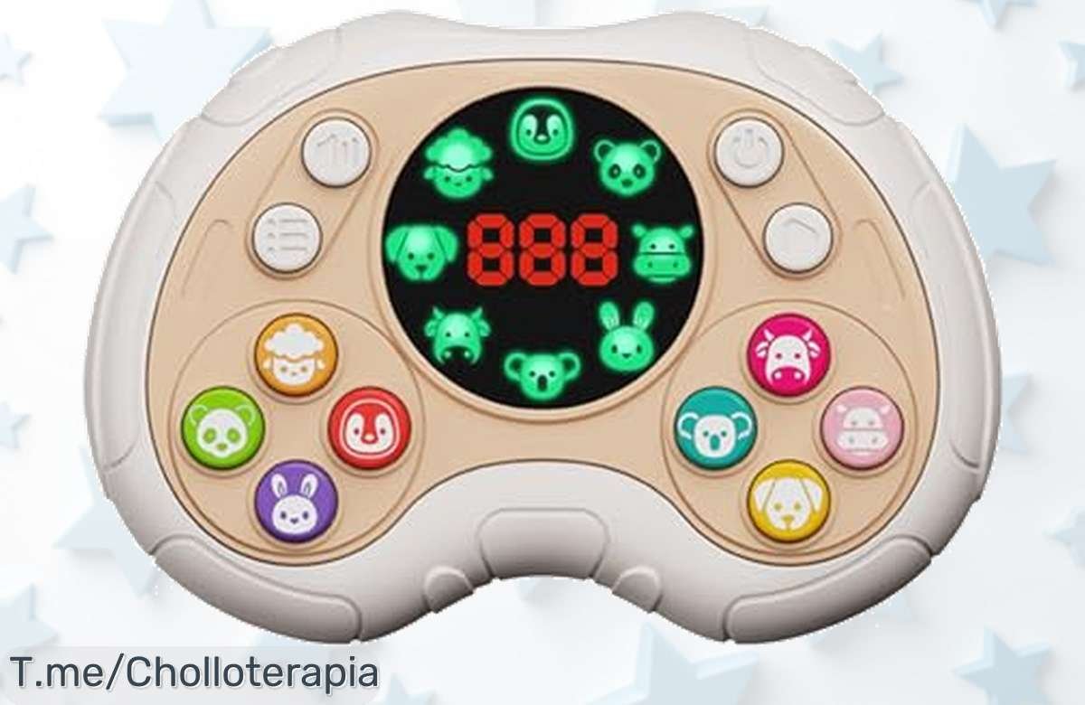 Consigue la consola de juego perfecta para niños con niveles mega divertidos que mejoran reflejos en un ofertón con precio loco y descuento brutal ¡últimas unidades vuelan!