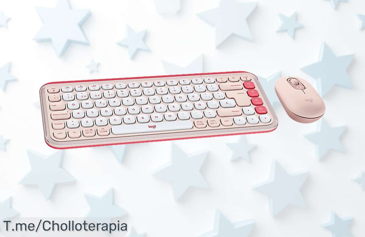 Consigue pack teclado y ratón inalámbricos Logitech Pop Icon con conexión fácil a 3 dispositivos precio loco super chollo oferta nunca vista ¡aprovecha ya antes que se agote!