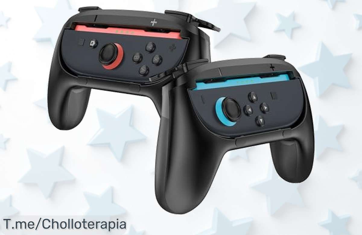 Consigue tus empuñaduras Procase para JoyCon a un precio loco, mejora tu juego con soporte ergonómico y disfruta de un descuentazo. ¡Oferta limitada, actúa ya!