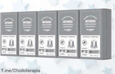 Consigue ya cápsulas café intenso tueste oscuro compatible Nespresso precio de ganga sabor potente frescura máxima descuento brutal oferta nunca vista ¡corre que vuelan!