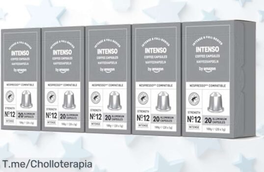 Consigue ya cápsulas café intenso tueste oscuro compatible Nespresso precio de ganga sabor potente frescura máxima descuento brutal oferta nunca vista ¡corre que vuelan!