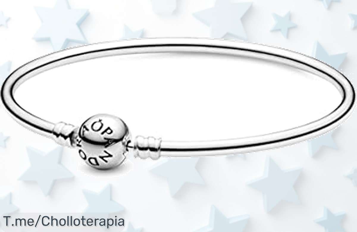 Consigue ya la pulsera rígida de plata Pandora con precio loco y descuento brutal para una elegancia única momento especial corre no lo dejes escapar ofertón limitado