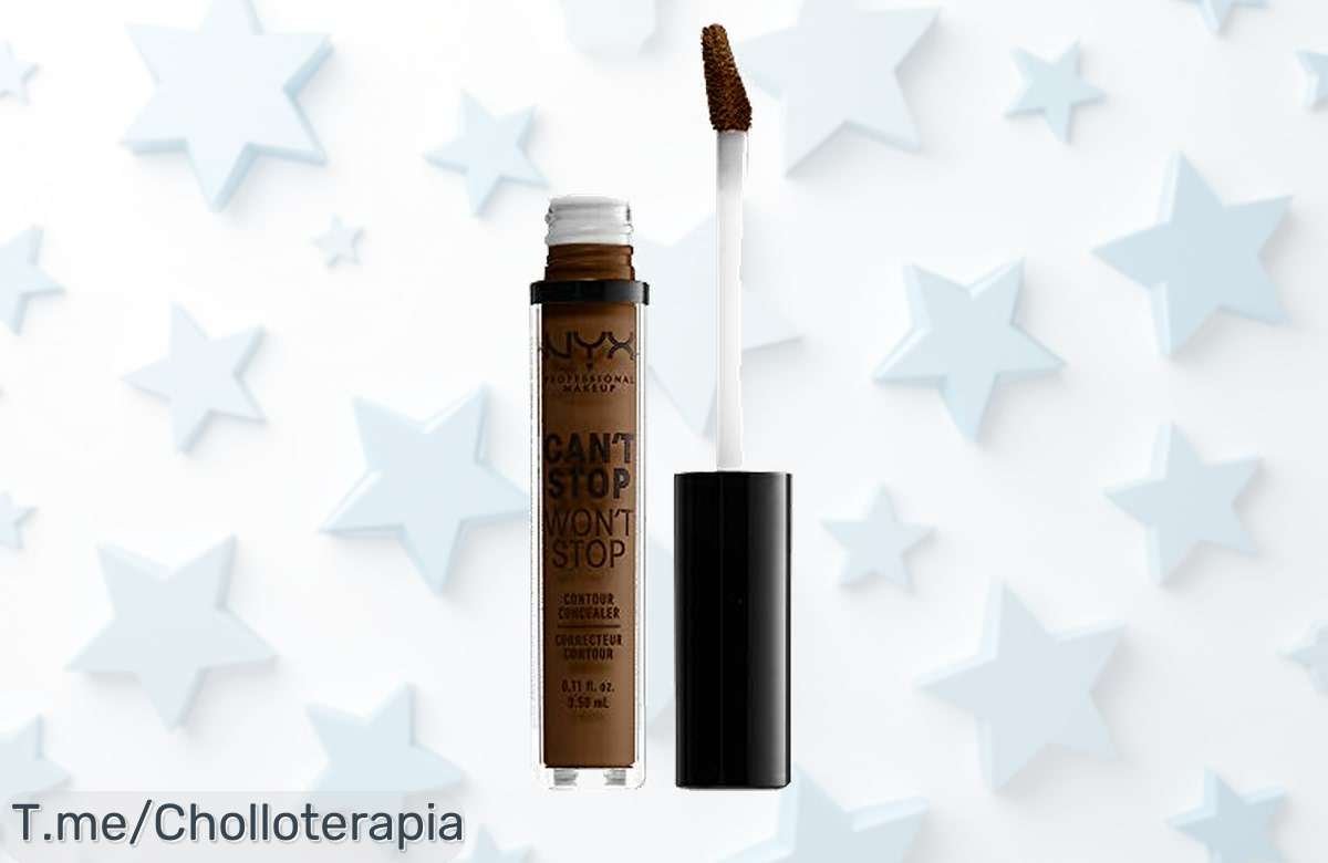 Corrector nyx can’t stop won’t stop walnut cobertura total mate waterproof 24h precio de ganga ofertón brutal que vuela aprovecha ya antes que se acabe