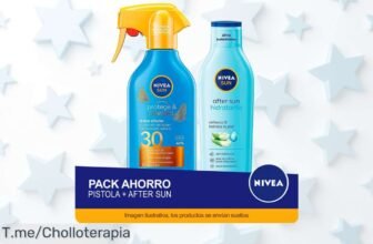 Cuida tu piel con el NIVEA SUN Pack Ahorro: crema solar y aftersun por un precio loco ¡No te quedes sin estos imprescindibles, oferta limitada!
