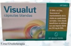 Cuida tu vista con Visualut vitaminas C y D plus zinc y DHA el ofertón de cápsulas con descuento brutal que nunca has visto aprovecha este precio loco ya