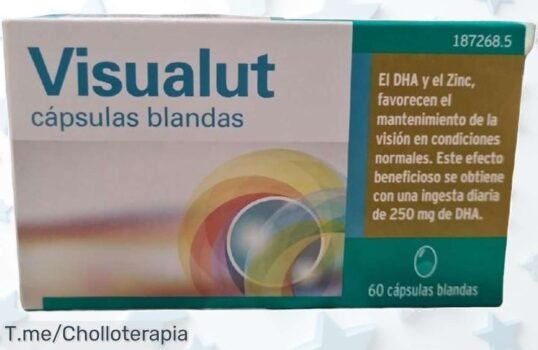 Cuida tu vista con Visualut vitaminas C y D plus zinc y DHA el ofertón de cápsulas con descuento brutal que nunca has visto aprovecha este precio loco ya