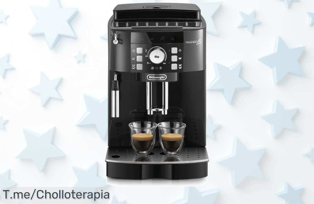 Delonghi Magnifica S cafetera superautomática con molinillo integrado disfruta el mejor café en segundos a precio loco y descuento brutal oferta nunca vista corre por tu super chollo limitado