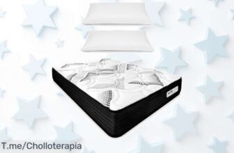 Descansa como nunca con el colchón Duérmete Online: super chollo de muelles ensacados y 2 almohadas gratis, ¡aprovecha este ofertón antes que se agote!
