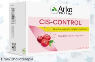 Descubre Arkopharma Ciscontrol con arándano rojo extracto de uva alivio rápido para la cistitis a precio loco que no volverás a ver consigue ya este ofertón único y limitado