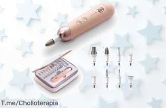 ¡Descubre Boston Tech Queen el kit eléctrico de uñas con 9 accesorios top diseño potente y carga USB precio loco que no durará aprovecha este ofertón exclusivo ya!