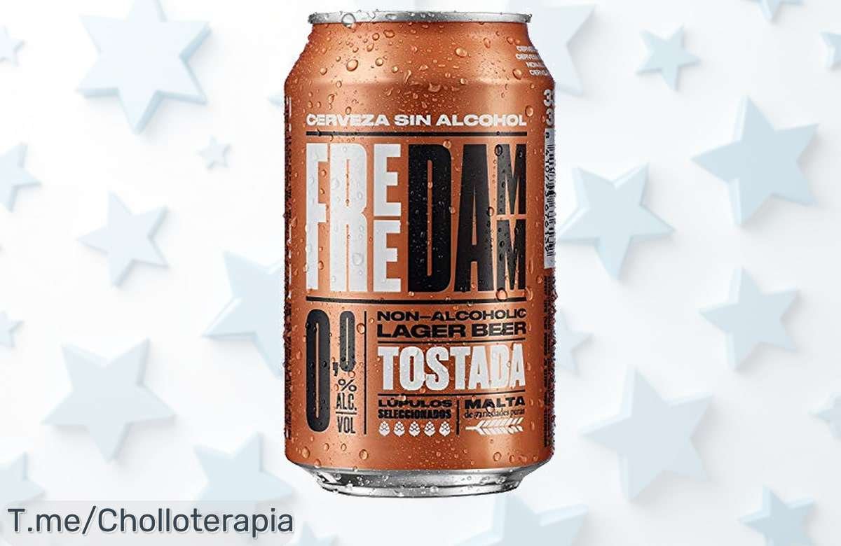 Descubre Free Damm sin alcohol en caja de 24 latas con sabor único a café y cacao precio loco y descuento brutal nunca visto aprovecha este ofertón limitado ya