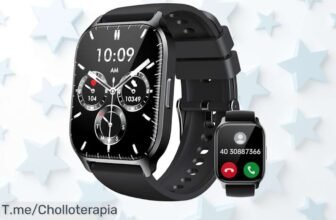 Descubre LLKBOHA el reloj inteligente con llamada Bluetooth y 112 modos deportivos a un precio de ganga nunca visto aprovecha este ofertón con descuento brutal ya