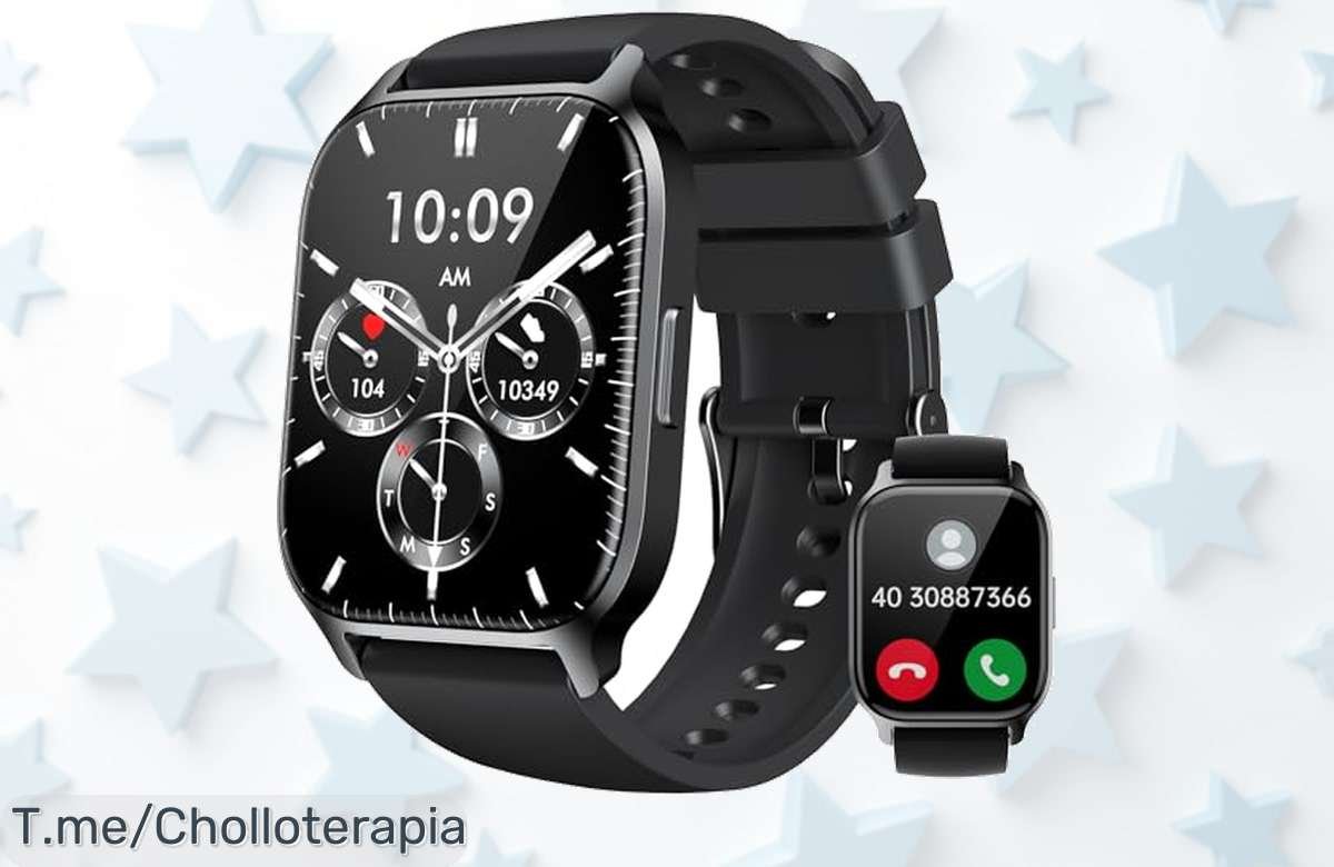Descubre LLKBOHA el reloj inteligente con llamada Bluetooth y 112 modos deportivos a un precio de ganga nunca visto aprovecha este ofertón con descuento brutal ya