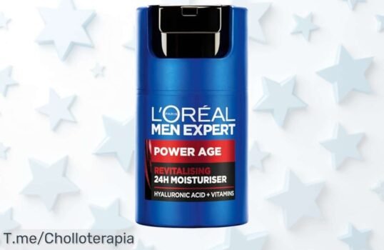 Descubre L’Oréal Men Expert Power Age con descuento brutal crema antiarrugas que revitaliza tu piel y potencia juventud aprovecha este super chollo precio loco se va ya