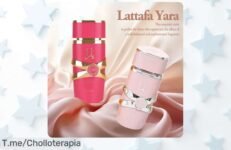 Descubre Lattafa Yara mujer fragancia árabe original ligera y duradera con un descuentazo nunca visto precio loco super chollo solo por tiempo limitado ¡aprovecha ya!