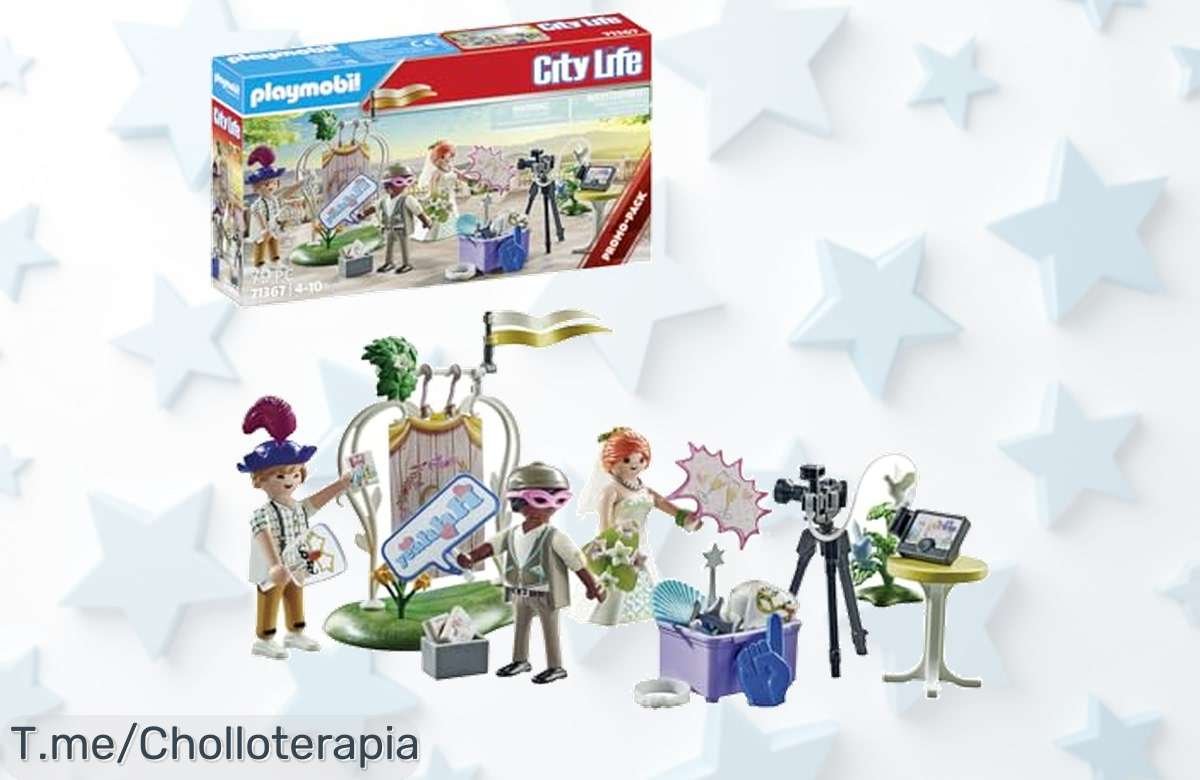 Descubre Playmobil City Life con fotos mágicas y animales reales montaje fácil para jugar sin líos aprovecha este ofertón con descuento brutal precio loco ¡compra ya porque esta ganga no dura!