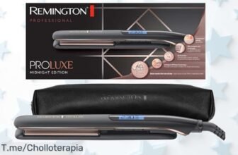 Descubre Remington ProLuxe Midnight alisio en una pasada con calor rápido y seguridad total precio loco descuento brutal que no volverás a ver compra ya este ofertón limitado