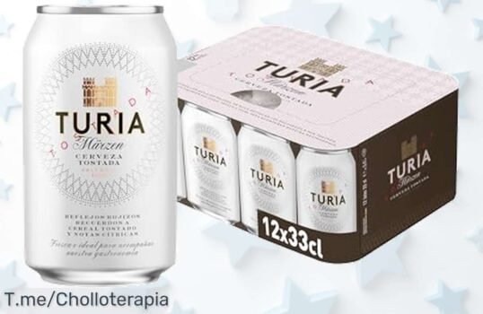 Descubre Turia Märzen pack 12 latas con sabor único a malta tostada y frescura cítrica al mejor precio loco nunca visto aprovecha este ofertón ya antes que se agote