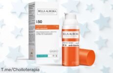 Descubre bella Aurora SPF 50+ crema antimanchas con absorción rápida precio loco que cuida tu piel mientras la deja mate aprovecha este ofertón único y limitado actúa ya