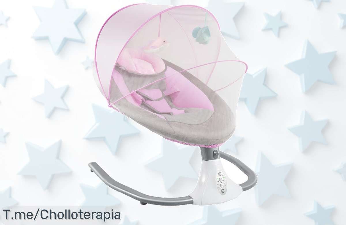 Descubre el Balancín Electrónico Para Bebé: ¡Super Chollo Con Música y Juguetes Que Ayudan A Dormir Plácidamente! Aprovecha Este Ofertón Antes De Que Se Agote.