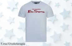 Descubre el Ben Sherman azul hielo con logo estampado único aprovecha este súper ofertón nunca visto y luce fresco ¡date prisa que es un precio loco por tiempo limitado!