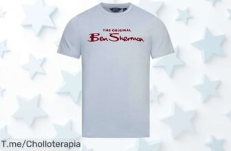 Descubre el Ben Sherman azul hielo con logo estampado único aprovecha este súper ofertón nunca visto y luce fresco ¡date prisa que es un precio loco por tiempo limitado!