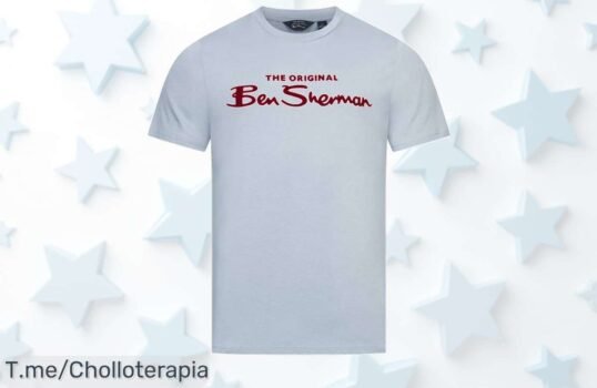 Descubre el Ben Sherman azul hielo con logo estampado único aprovecha este súper ofertón nunca visto y luce fresco ¡date prisa que es un precio loco por tiempo limitado!