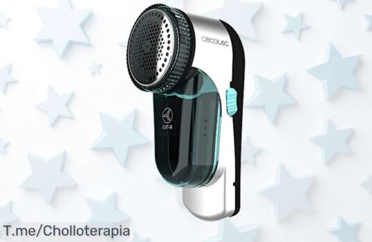 Descubre el Cecotec Quitapelusas recargable con cuchillas ultra rápidas y 45 minutos sin parar un ofertón único que dejará tu ropa impecable corre ya por este precio loco nunca visto
