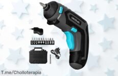 Descubre el Destornillador Eléctrico Cecotec PowerGyro 3500 Xtreme a un precio loco, con luz LED y maletín incluido ¡No dejes pasar este ofertón único, cantidades limitadas!