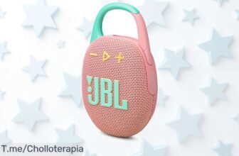 Descubre el JBL Clip 5 con sonido pro brutal y resistencia total IP67 disfruta hasta 12h de música en un super chollo precio loco solo hoy ¡aprovecha ya!