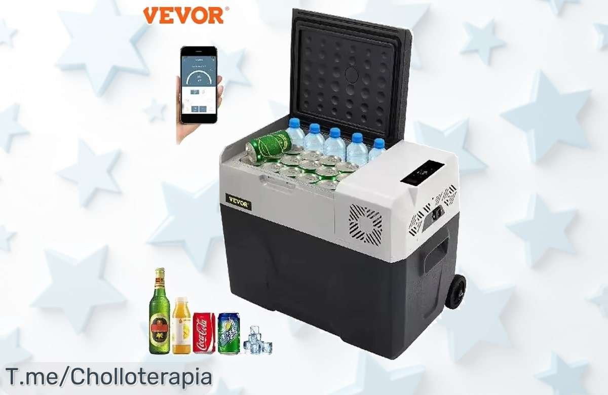 Descubre el Mini Refrigerador VEVOR: ¡Portátil y refrescante para tus aventuras! Aprovecha el descuentazo, las unidades vuelan. ¡Compra ya antes de que se acaben!