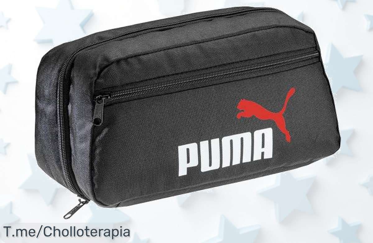 Descubre el PUMA Washbag, el neceser más práctico y estiloso del momento a un precio loco que no puedes dejar pasar. ¡Hazlo tuyo antes de que sea tarde!
