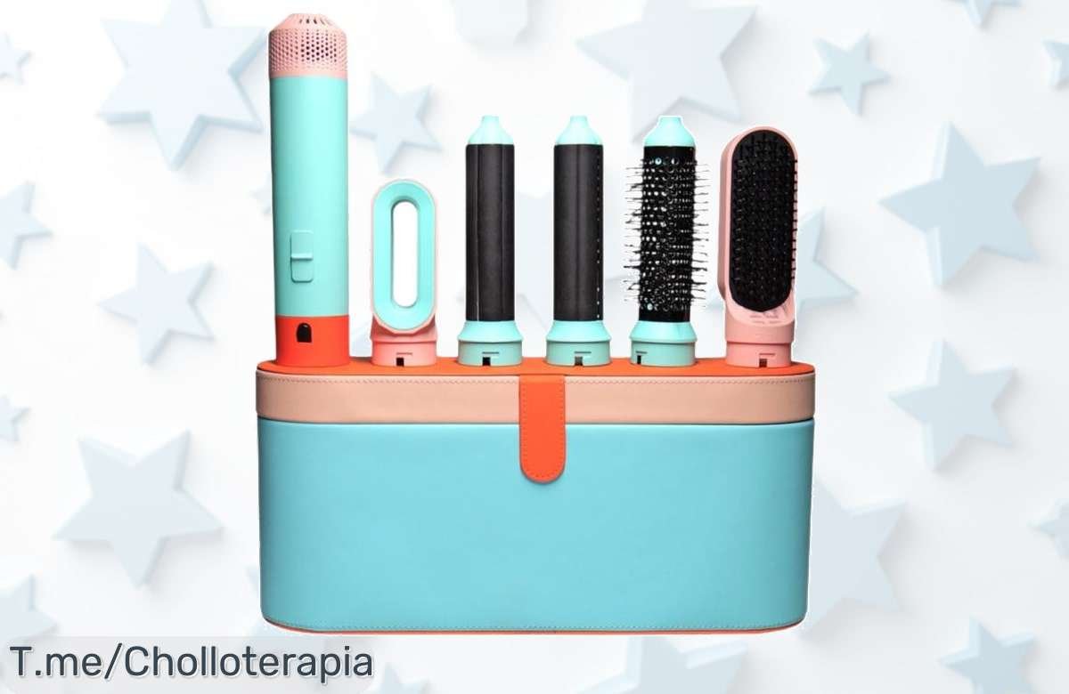 Descubre el cepillo 5 en 1 con potencia impresionante que alisa y riza rápido un super chollo con descuento brutal nunca visto corre antes de quedarte sin tu ofertón precio loco