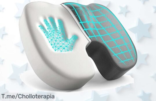 Descubre el cojín de tus sueños a un precio loco: masaje relajante y espuma ortopédica para días perfectos ¡Oferta limitada, compra ya este super chollo!