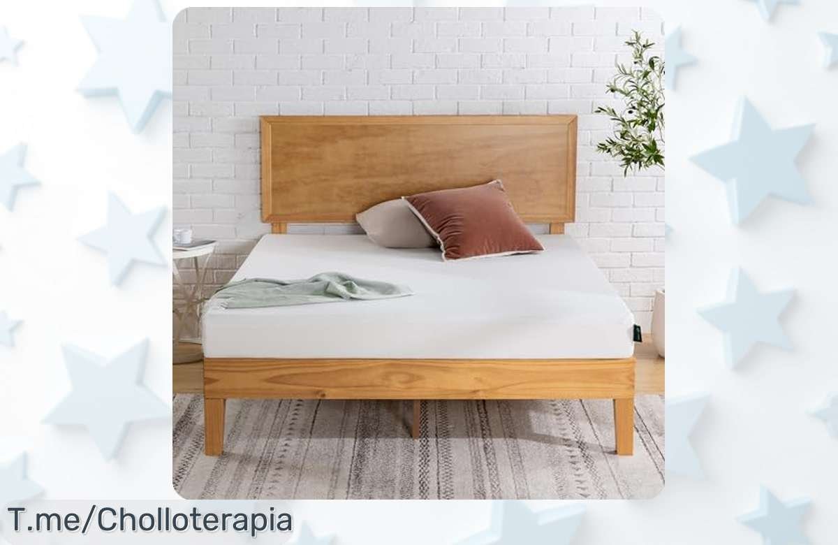 Descubre el colchón Zinus 150×200 con memory y altura ideal que transforma tu descanso en puro lujo al mejor precio loco aprovecha este ofertón nunca visto ¡compra ya!