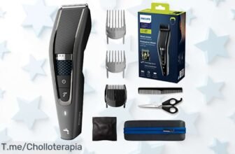 Descubre el cortapelos Philips con cuchillas de titanio ultra rápido máximo ajuste y 90 min sin cables a precio loco aprovecha este ofertón antes que se acabe tu corte perfecto nunca visto ¡corre ya!