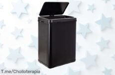 Descubre el cubo de basura inteligente Wellhome a un precio loco y disfruta de su apertura automática, ¡no te quedes sin el super chollo antes de que se agote!