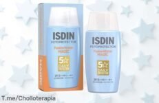 Descubre el fotoprotector Isdin Fusion Water spf50+ con precio loco y descuento brutal para piel mojada ligero y oil free aprovecha este ofertón único corre que vuela