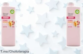 Descubre el gel de baño Dicora vitamina C citrus & peach con un super chollo que cuida tu piel al instante ¡descuento brutal y precio loco solo por tiempo limitado!