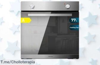 Descubre el horno Cecotec Bolero 2800W con vapor doble y gran capacidad para toda tu familia disfruta de un super chollo nunca visto con descuento brutal ¡corre que vuelan!