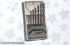 Descubre el juego de brocas Bosch para hormigón con calidad top y medidas perfectas a un precio loco nunca visto aprovecha este super chollo antes que se agote