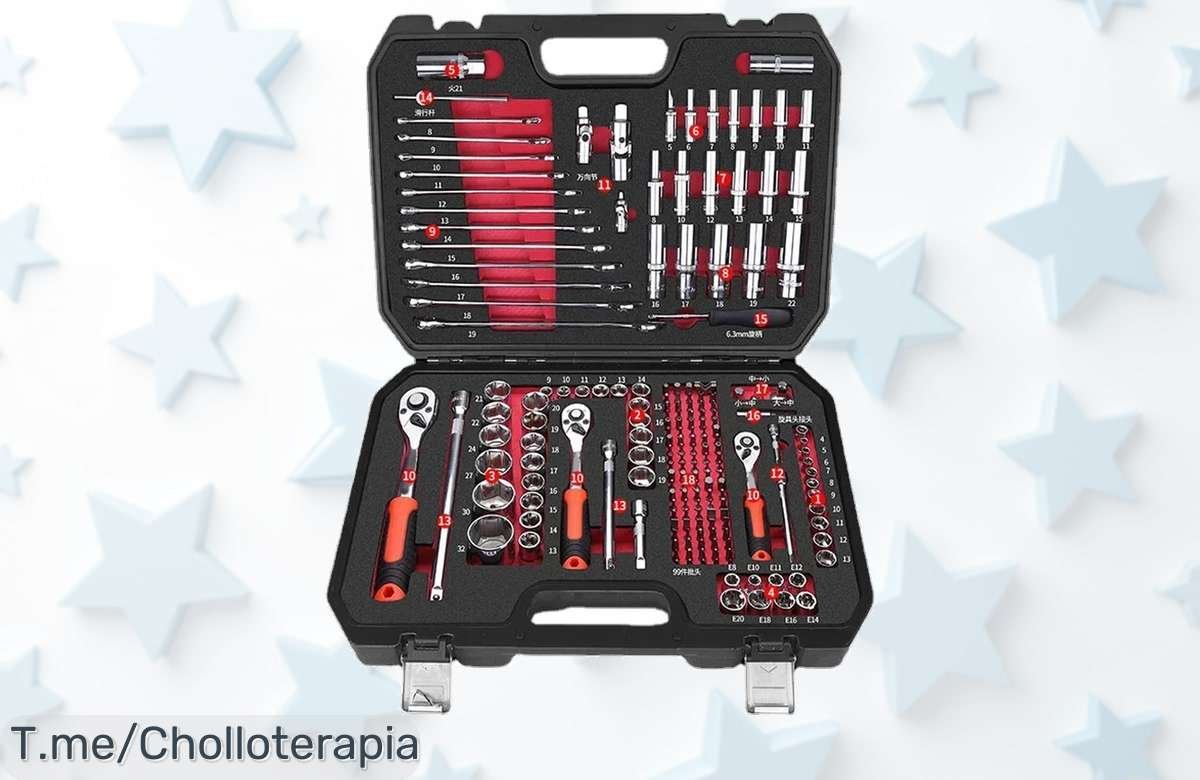 Descubre el juego de herramientas super resistente con caja impermeable y antic caída a un precio loco nunca visto aprovecha este ofertón único antes que se agoten ¡compra ya!