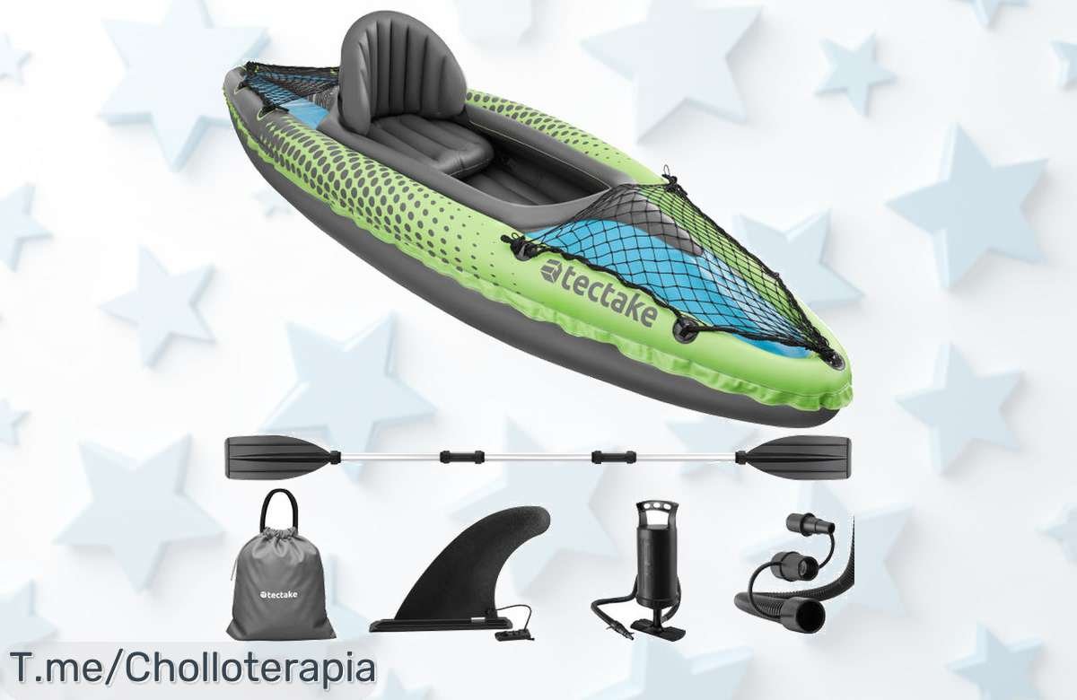 Descubre el kayak inflable liberty doble ligero y resistente con remo y bomba incluidos un super chollo con descuento brutal que vuela aprovecha este ofertón nunca visto compra ya rápidos