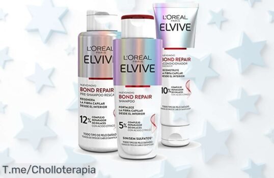 Descubre el kit Elvive Bond Repair que repara tu pelo dañado desde adentro con un descuento brutal y precio loco nunca visto ¡aprovecha este ofertón ya antes de que vuelen!