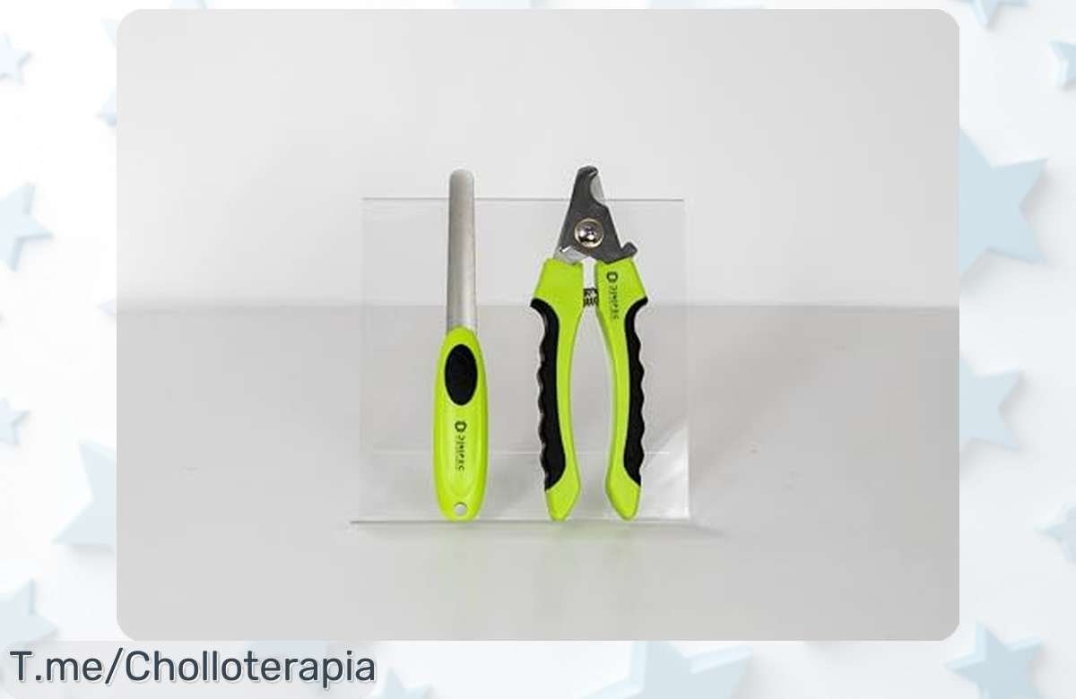 Descubre el kit cortauñas Dinipec con corte súper preciso para cuidar a tus peludos sin esfuerzo ¡ofertón nunca visto y precio de ganga por tiempo limitado actúa ya!